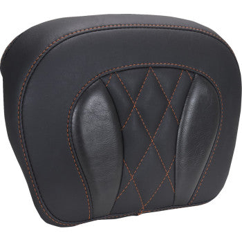 MUSTANG Chopped Tour-Pak® Pad - Mandarin Orange Stitching - FLH/FLT '23-'25 88440MO