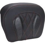 MUSTANG Chopped Tour-Pak® Pad - Mandarin Orange Stitching - FLH/FLT '23-'25 88440MO