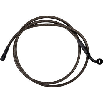 BARNETT Brake Line - Upper - Carbon Coat w/ Black Fittings - +8" 254-30-51134-8