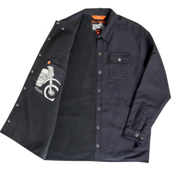 BILTWELL El Dorado Shirtjack - Black - Large 8129-121-004
