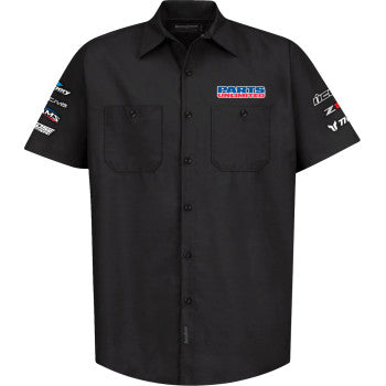 THROTTLE THREADS Parts Unlimited House 25 Shirt - Black - Medium PSU38ST24BKMR