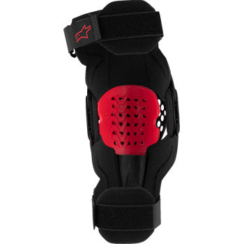 ALPINESTARS SX-1 Plasma Knee Guards - Black/Red/Cool Gray- S/M 6500326-1498-S/M