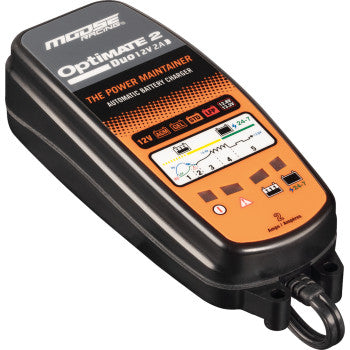 MOOSE RACING Battery Charger - Optimate 2 Duo TM-555