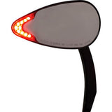 CUSTOM DYNAMICS Mirror - Side View - with LED Turn Signal - Black CD-MIR-PLUG-B