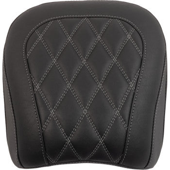 MUSTANG Wide Tripper™ Seat - Passenger - Gun Metal Stitching - FLT/FLH '23-'25 88511GM