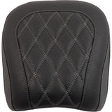 MUSTANG Wide Tripper™ Seat - Passenger - Gun Metal Stitching - FLT/FLH '23-'25 88511GM