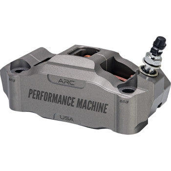 PERFORMANCE MACHINE (PM) Radial Mount Caliper - Front Right - Gunmetal Gray 0052-2426-GYC
