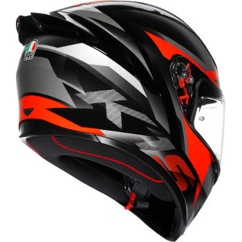 AGV K1 S Helmet - Fastlap - Black/Gray/Red - Large 2118394018064L
