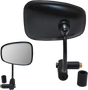 Parts Unlimited Mirror - Bar End - Semi-Rectangular - 7/8" 17010