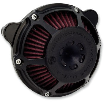 PERFORMANCE MACHINE (PM) Max HP Air Cleaner Kit - Black Ops™ 0206-2164-SMB