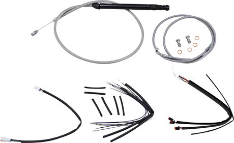 BURLY BRAND Control Kit - 14" Gorilla Handlebars - Stainless B30-1249