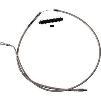 BARNETT High-Efficiency Stainless Steel Clutch Cable for Harley-Davidson - Standard  102-30-10066
