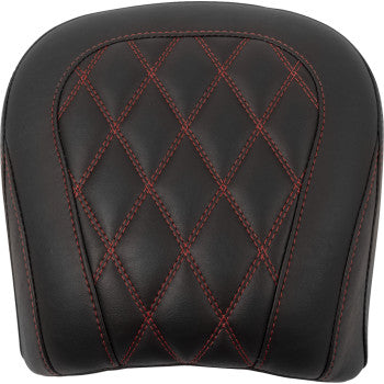 MUSTANG Wide Tripper™ Seat - Passenger - Dark Cherry Stitching - FLT/FLH '23-'25 88511DC