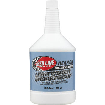 RED LINE SYNTHETIC OIL Lightweight Shockproof® Gear Oil - 1 US quart 58404