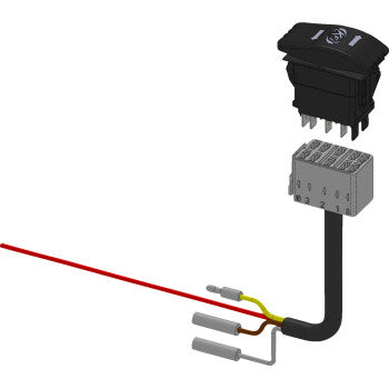 KFI PRODUCTS Actuator Backlit Dash Rocker Switch - Upgrade Kit ACT-BLDRS-K