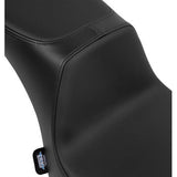 DRAG SPECIALTIES Performance Predator 2-Up Seat - Solar Leather - Smooth - FL '00-'17 0802-1644