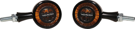 HIGHSIDER Turn Signal - Bullet - Black 204-346