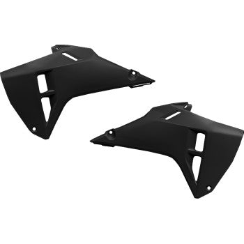 UFO Radiator Covers - Black - Honda - CRF 250R/450R HO05614#001