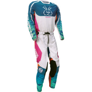 MOOSE OFFROAD Sahara Jersey - Teal/Orange/Pink - XS 2910-8338