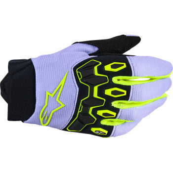ALPINESTARS Youth Full Bore V2 Gloves - Purple/Fluo Yellow - XS 3540226-3175-XS