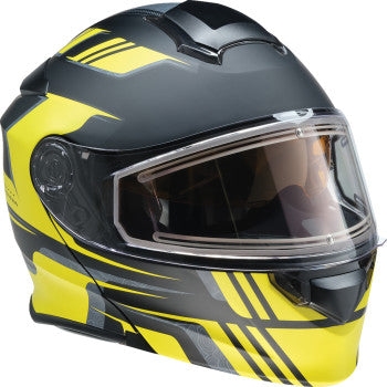 Z1R Solaris 2.0 Helmet - First Tracks - Electric - Dual Pane - Black/Hi-Viz - Medium 0120-0839