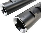 COBRA Power Flo Mufflers for FL 2017-2020 - Black 6214RB