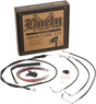 BURLY BRAND Control Kit - 13" Ape Hanger Handlebars - ABS B30-1234