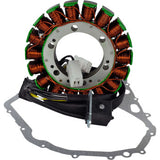 RM STATOR Stator with Crankcase Cover Gasket - Arctic Cat/Suzuki RM01015G
