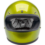 BILTWELL Gringo Helmet - Metallic Lime - Large 1002-392-504