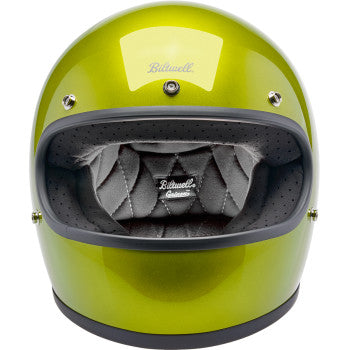 BILTWELL Gringo Helmet - Metallic Lime - Small 1002-392-502