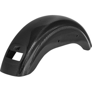 SADDLEMEN Rear Fender - Carbon Fiber/Gloss - FXBB/FXST/FLSL CF-818-30-001