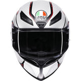 AGV Helmet K1 S Speedarmor Matt Black/Grey/Red Sm 2118394018-073-S