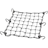 MOOSE OFFROAD Cargo Net - Adjustable - 15" x 15" - Black 50152-NM