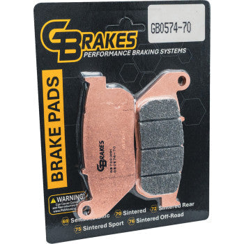 GBRAKES Brake Pad - Sintered - Front GB0574-70