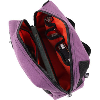 THRASHIN SUPPLY CO. Handlebar Bag - Purple THB-0024