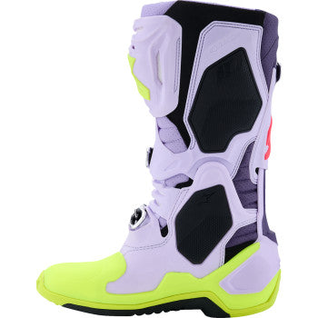 ALPINESTARS Tech 10 Supervented Boots - Purple/Fluorescent Yellow/Diva Pink - US 9 / EU 43 2010520-3150-9