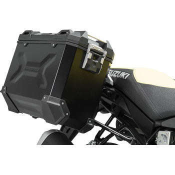 SW-MOTECH TRAX ADV Aluminum Case System - Black - Suzuki V-Strom 1000 '14-'19 KFT.05.440.70001/B