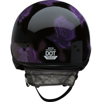 Z1R Vagrant NC Helmet - Rose - Black/Purple - Large 0103-1447