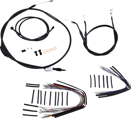 BURLY BRAND Control Kit - 12" Ape Hanger Handlebars B30-1039