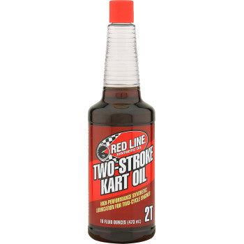 RED LINE SYNTHETIC OIL Two-Cycle Kart Oil - 16 US fl oz. 40403