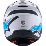 ALPINESTARS SM3 Helmet - Heat - Matte Silver/Blue/Black - 2XL 8301026-1949-XXL