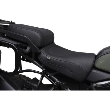 MUSTANG Adventure Touring Seat - Vinyl - Black - Pan America '21-'25 84810