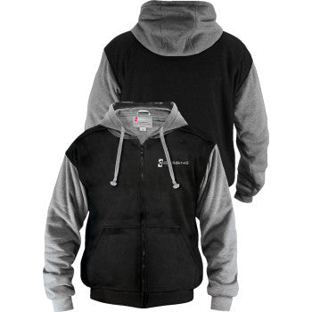 GERBING HEATED CLOTHING 7 V Battery Heated Hoodie - Black - 3XL GERHDY7VUNIBLK3XL