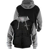 GERBING HEATED CLOTHING 7 V Battery Heated Hoodie - Black - 3XL GERHDY7VUNIBLK3XL
