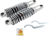 DRAG SPECIALTIES SHOCKS Premium Ride-Height Adjustable Shocks - Chrome - Heavy Duty - 13" C16-0154H