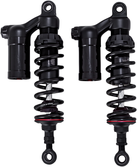 PROGRESSIVE SUSPENSION 990 Series Piggyback Shocks - Black - 12.5" 990-1001