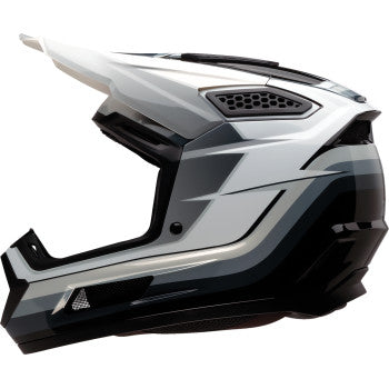 Z1R Dirt Maxx Helmet - Vortex - Black/White/Gray - 2XL 0110-9351