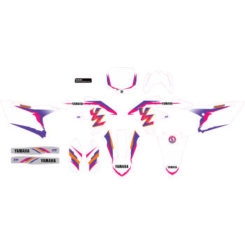 D'COR VISUALS Graphic Kit - '93 YZ Retro - Yamaha - YZ 450 20-50-337