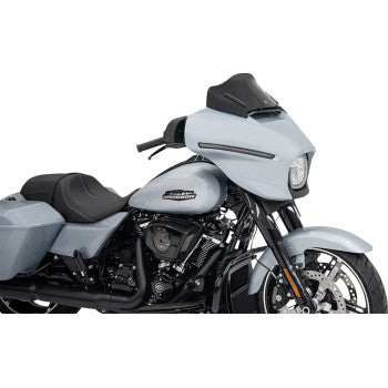 KLOCK WERKS Flare™ Windshield - 8" - Black - FLHX KWW-01-0707-B