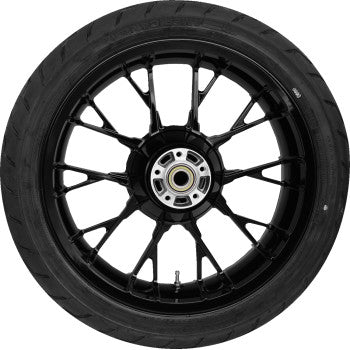 COASTAL MOTO Marlin Rear Wheel - Solid Black (18") | Dunlop AE2 Tire (180/55B18) PKG2-MAR185SB-ABST